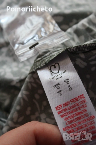 Нова макси рокля с етикет, интересен модел, вискоза, Primark, снимка 9 - Рокли - 54127381