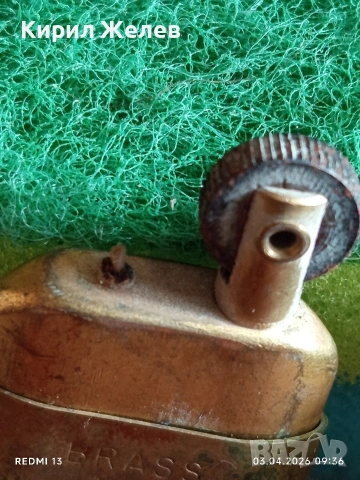 Винтидж колекционерска бензинова запалка BRASS N5 за ценители 54525, снимка 4 - Колекции - 54074300