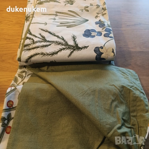 Спален комплект от 100% памук, 4 части, 135x200 см, снимка 7 - Спално бельо - 53031213