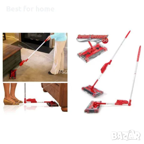 Електрическа подочистачка Swivel Sweeper, снимка 5 - Прахосмукачки - 49792665
