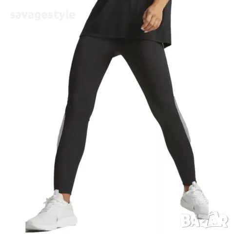 Дамски клин PUMA Evostripe Leggings Black, снимка 4 - Клинове - 47470666