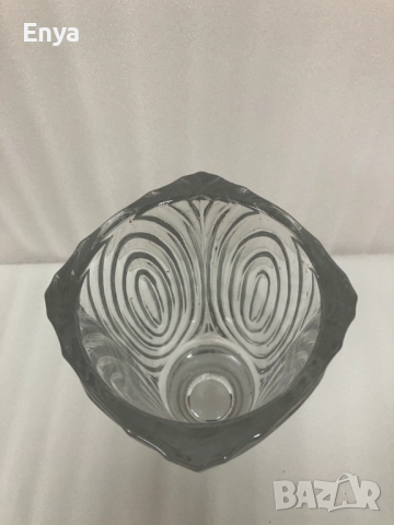 Стара ваза от кристално стъкло, снимка 3 - Вази - 52561130