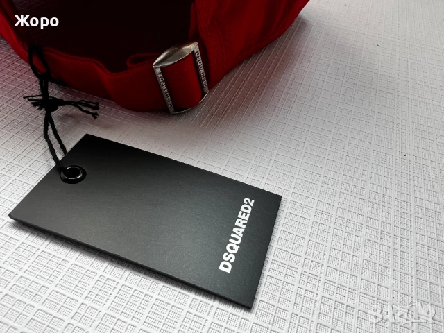 НОВА Dsquared2 DSQ2 1964 Червена Шапка с козирка ОРИГИНАЛ Рядка с етикети, снимка 10 - Шапки - 53728677