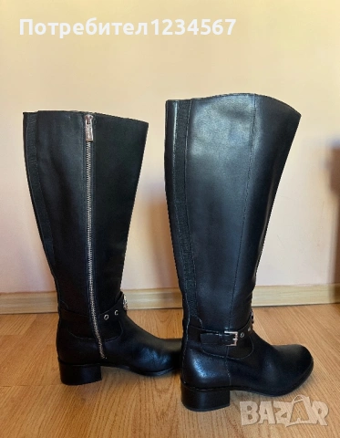 Чисто НОВИ оригинални ботуши MICHAEL KORS от естествена кожа 36 н, снимка 7 - Дамски ботуши - 53668151