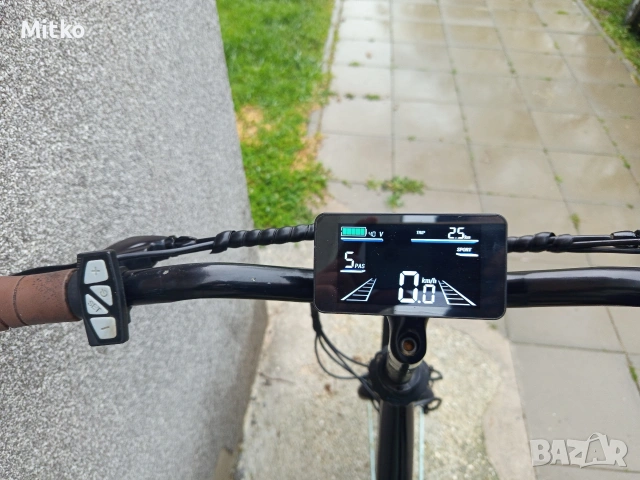 28 цола електрически алуминиев велосипед с 3 скорости усилени капли амортисьои преден , снимка 14 - Велосипеди - 54058384