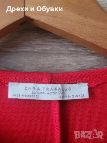 Червена рокля Zara , снимка 8 - Рокли - 54074125