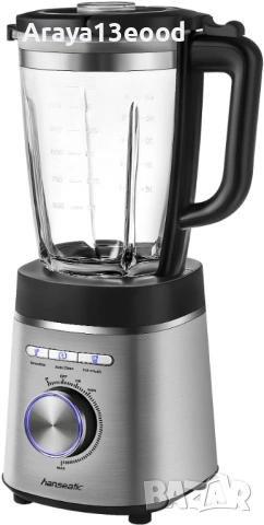 Блендер Hanseatic HBL14001175SD с три контейнера, 1400 W, 1.75 л, снимка 3 - Блендери - 53903301