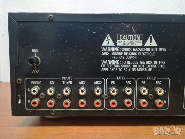 DENON PMA-520. Страхотен стерео усилвател с прекрасен звук. Изпращам видео. , снимка 12 - Ресийвъри, усилватели, смесителни пултове - 53339136