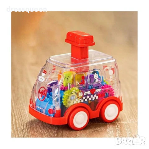 4747 Детска прозрачна кола с въртящи се механизми и музика, снимка 6 - Коли, камиони, мотори, писти - 53810537