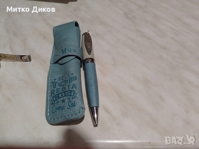 луксозна химикалка H&H серия Silvia, дърво и метал с декоративно гравиран клипс. , снимка 5 - Други - 53801443