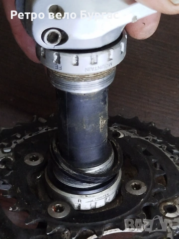 Курбел със средно движение за велосипед Shimano deore xt fc m 770, снимка 3 - Части за велосипеди - 53649160