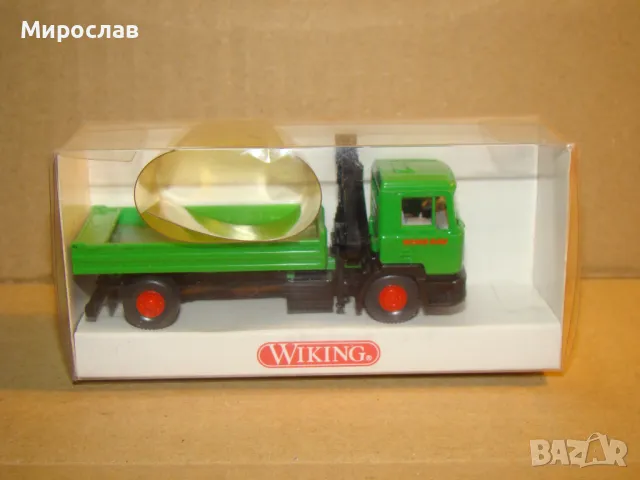 WIKING H0 1/87 MAN ТИР КАМИОН МОДЕЛ КОЛИЧКА КОЛИЧКА, снимка 1 - Колекции - 48285328