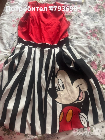 Рокля MOSHINO с мики маус