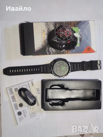 Нов Смарт Часовник 1100mAh Батерия, Фенерче и Разговори!