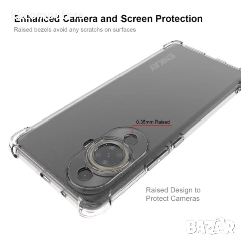 Huawei nova 11 Pro / 11 Ultra 4G ENKAY Силиконов Калъф и Протектор, снимка 3 - Калъфи, кейсове - 51121928