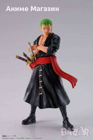 Аниме колекционерска S.H.Figuarts Екшън Фигурка One Piece ZORO Ride Onigashima, снимка 1