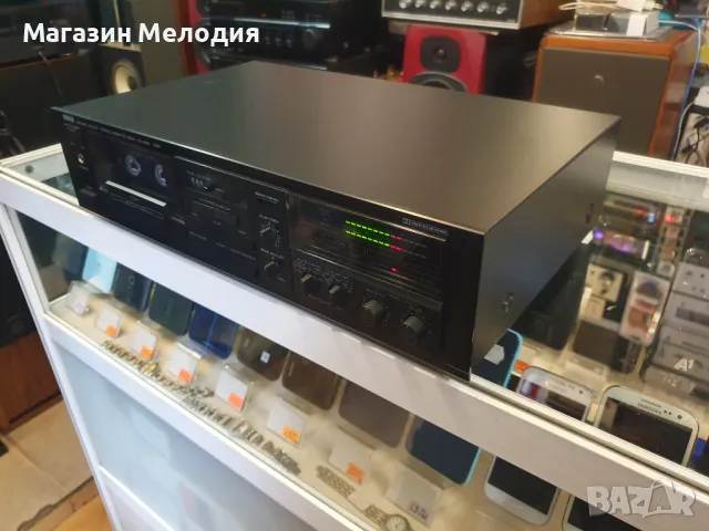 Касетен дек Yamaha KX-300  В отлично техническо и визуално състояние., снимка 8 - Декове - 49493248