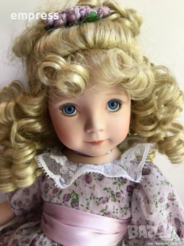 Порцеланова кукла Dianna Effner Lavender , снимка 2 - Колекции - 51594378
