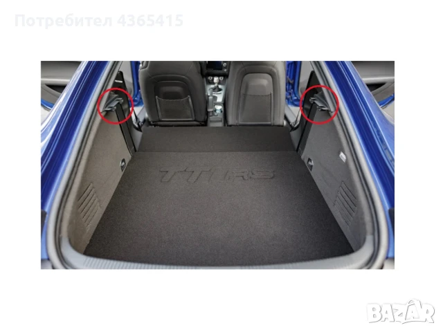 Държачи за кора на багажник на Audi TT 8J, снимка 2 - Части - 50818501