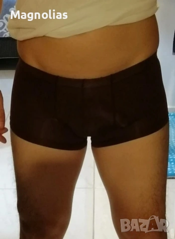 Мъжки Полупрозрачни Боксерки Yellow- Cafe- Green 💚 Orange 🍊, снимка 7 - Бельо - 53802777