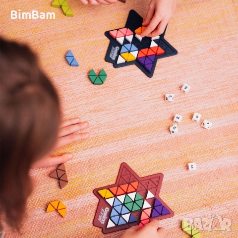 Логическа игра гениалната звезда Smart Games - 165 888 комбинации, снимка 2 - Образователни игри - 52887164