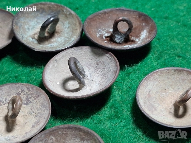 Стари Военни Бронзови Копчета Царство България ПСВ, снимка 15 - Антикварни и старинни предмети - 53946369