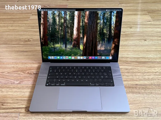 MacBook Pro 16 M1 Pro`10 CPU/16 GPU/16GB RAM/512GB SSD/Бат 20ч-98%, снимка 2 - Лаптопи за работа - 49476817