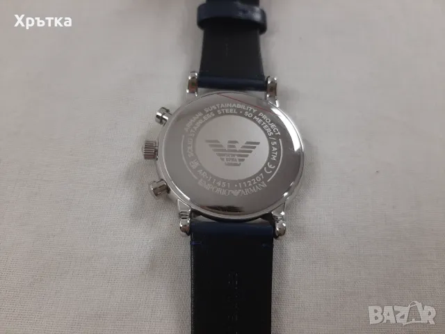 Emporio Armani Luigi Watch - Оригинален мъжки часовник, снимка 8 - Мъжки - 50392986