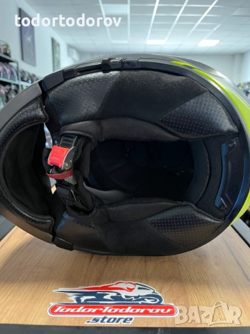 Отваряема мото каска HJC I90 ZONDA,размер L 59-60 см. вградени очила, снимка 5 - Аксесоари и консумативи - 51924112