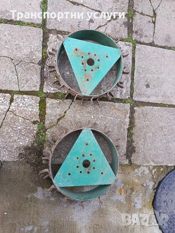 нетални колела с шипове за фреза или мултикултуватор