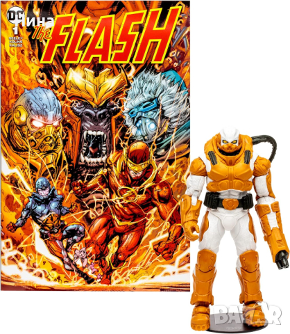DC Direct Page Punchers екшън фигурка и комикс Heatwave (The Flash Comic) 18 см