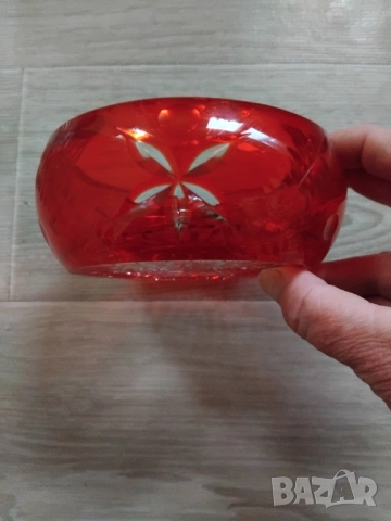 НЕМСКИ КРИСТАЛЕН ПЕПЕЛНИК, снимка 4 - Други - 51837275