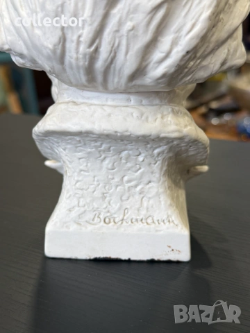 Бюст на великия композитор и пианист Брамс - GOEBEL №7885, снимка 5 - Колекции - 53618473