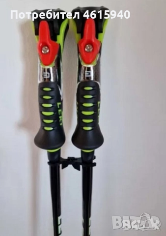 LEKI 135см ЛЕКИ нови щеки система TRIGGER 3D 359лв, снимка 2 - Зимни спортове - 52408662