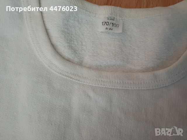 Бели, ватирани блузи, снимка 2 - Блузи с дълъг ръкав и пуловери - 52548210