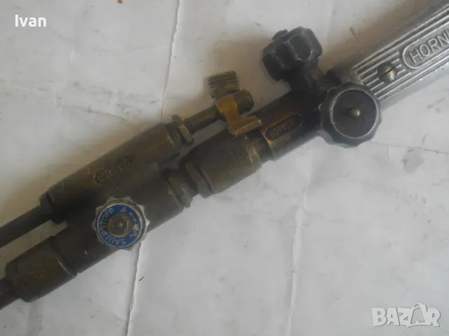 50см НЕМСКИ СТАРО КАЧЕСТВО ОКСИЖЕНЕН РЕЗАК ЗА ГАЗО-КИСЛОРОДНО-АЦЕТИЛЕНОВО РЯЗАНЕ ЗАВАРЯВАНЕ HORNUNG, снимка 4 - Други инструменти - 49690419