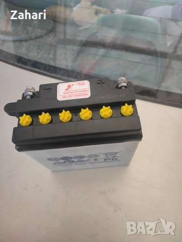 Акумулатор за мотор 12V9AH нов., снимка 3 - Части - 53838458