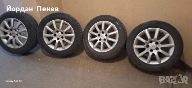 оригинални джанти за зафира б със зимни гуми