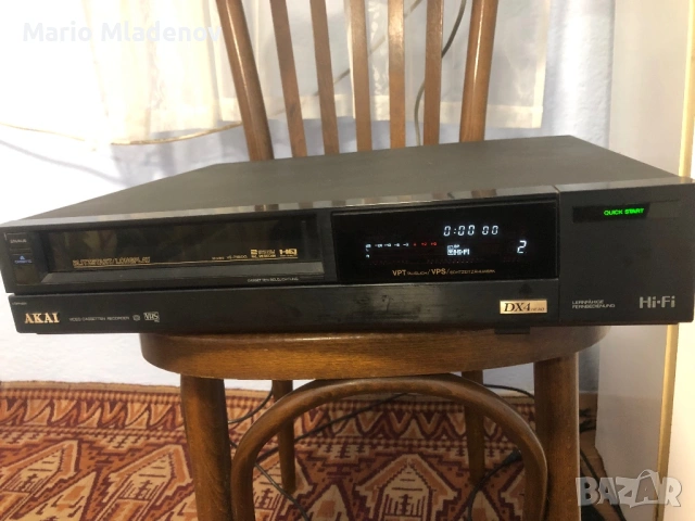 Видео рекордер AKAI VS-75EOG HI-FI, снимка 8 - Плейъри, домашно кино, прожектори - 53276064