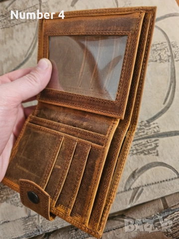 Портмоне естествена кожа, снимка 3 - Портфейли, портмонета - 54003504