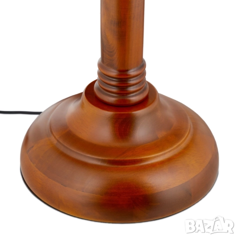 Стояща Лампа със Стъклен Абажур 166см Relaxdays GmbH Art. 10018993 за Хол, Спалня, E27 40W!, снимка 7 - Настолни лампи - 52132491