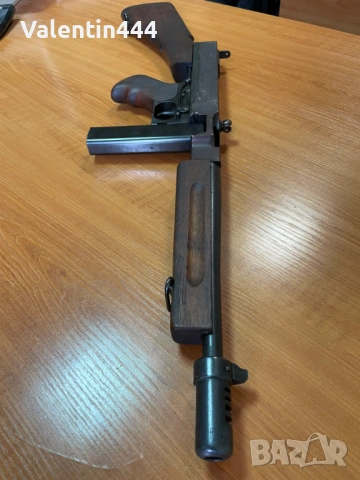 Картечен пистолет Томпсън, мод. 1928 г. - Деактивиран/Обезопасен, снимка 7 - Бойно оръжие - 53709198