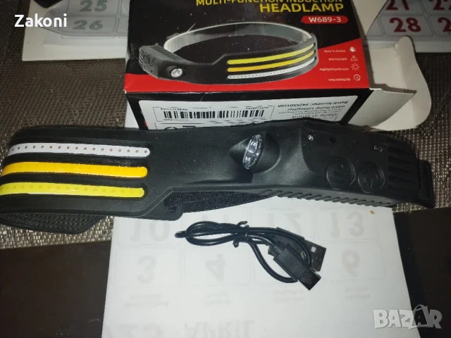  LED Фенерче за глава, снимка 4 - Спортна екипировка - 50927280