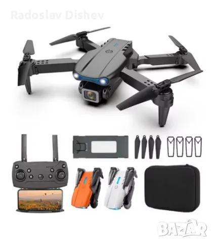 HD 4K Дрон с две камери К3 E99 PRO DRONE, снимка 1 - Камери - 46859749