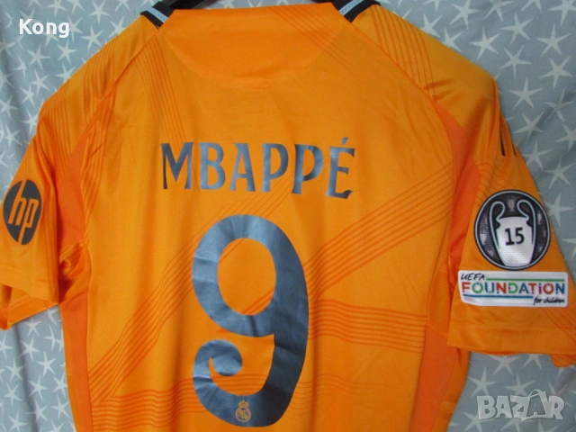 Адидас фланелка Real Madrid Реал Мадрид Adidas Mbappe футболна тениска Denmark Aalborg BK Дания , снимка 11 - Футбол - 54281417