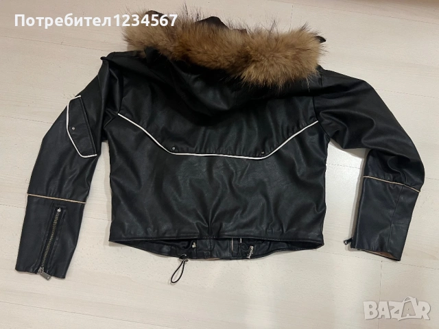 Дамско яке Alessa и нов кожен панталон, снимка 3 - Якета - 53088551