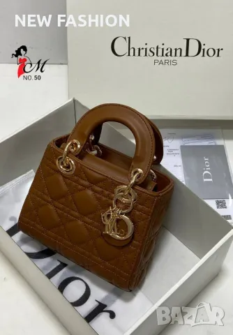 Дамски Кожени Чанти DIOR, снимка 9 - Чанти - 47240987