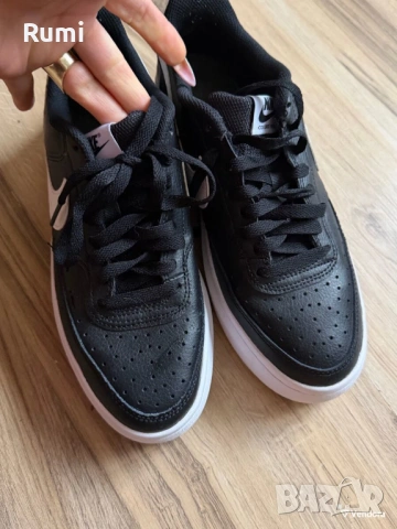 Оригинални дамски кецове Nike Court Vision Alta Leather! 41 н, снимка 8 - Кецове - 52188641