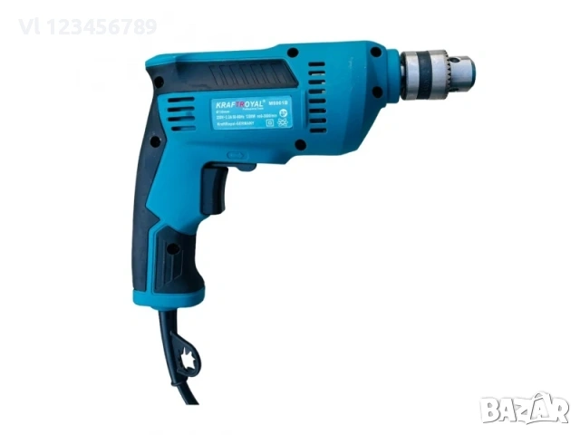 Комплект от перфоратор, ъглошлайф 125 мм и бормашина 1200W KraftRoyal, снимка 4 - Бормашини - 53815747