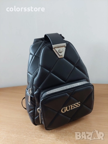 Черна раница Guess код VL12A19, снимка 4 - Чанти - 40932781